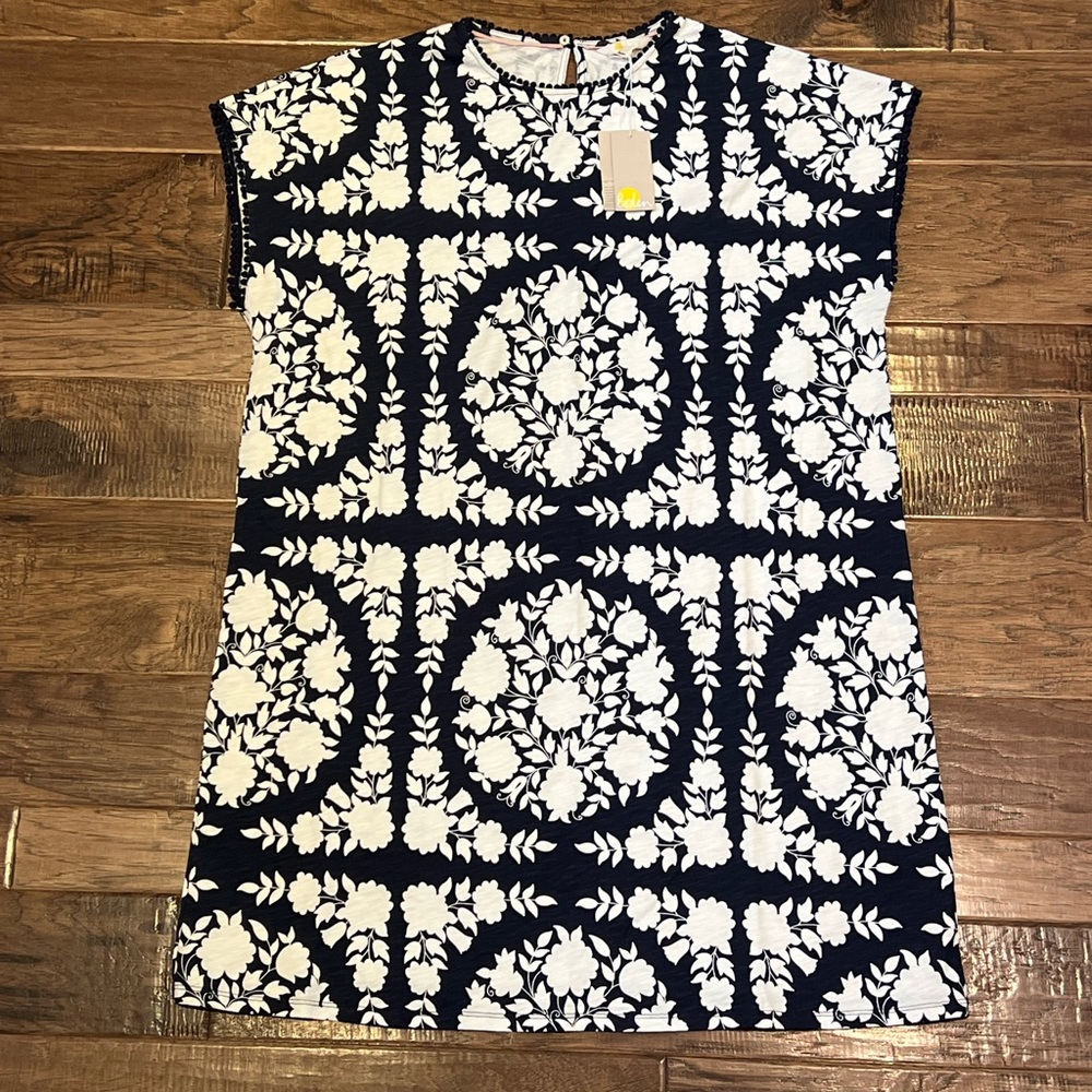 Boden Trim Detail T-Shirt Dress NWT size 20/22